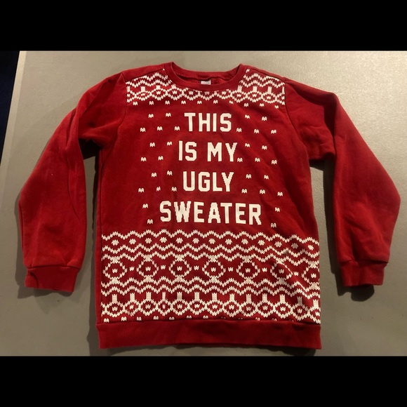 Carter's Other - SOLD ELSEWHERE This is My Ugly Sweater Knit Sweater Sweatshirt 14 Carter’s Red